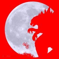 Funny Monster Versus ET Santa Hat thumb 1