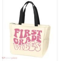 First Grade Vibes Happy First Day Of School 1st Grade Back Tote Bag thumb 3