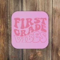 First Grade Vibes Happy First Day Of School 1st Grade Back Coaster thumb 0