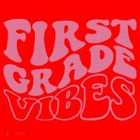 First Grade Vibes Happy First Day Of School 1st Grade Back Santa Hat thumb 1