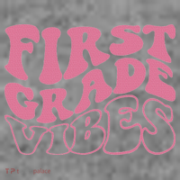 First Grade Vibes Happy First Day Of School 1st Grade Back Toddler Hoodie thumb 2