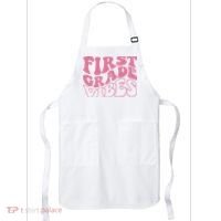 First Grade Vibes Happy First Day Of School 1st Grade Back Apron thumb 0
