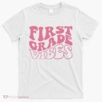 First Grade Vibes Happy First Day Of School 1st Grade Back T-Shirt thumb 0
