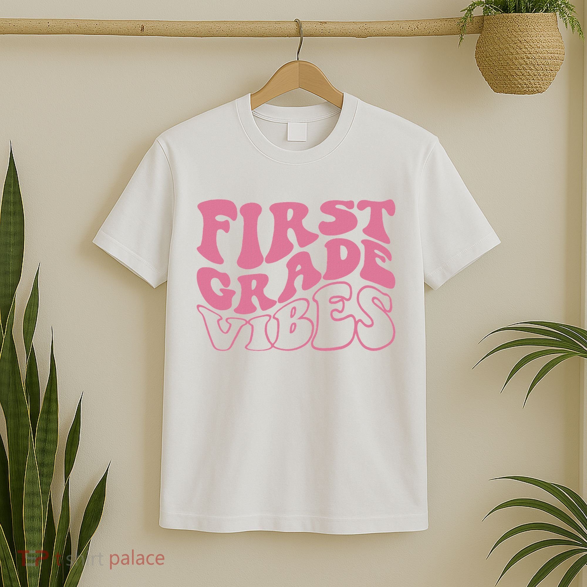 First Grade Vibes Happy First Day Of School 1st Grade Back T-Shirt