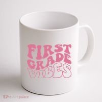 First Grade Vibes Happy First Day Of School 1st Grade Back Coffee Mug thumb 1