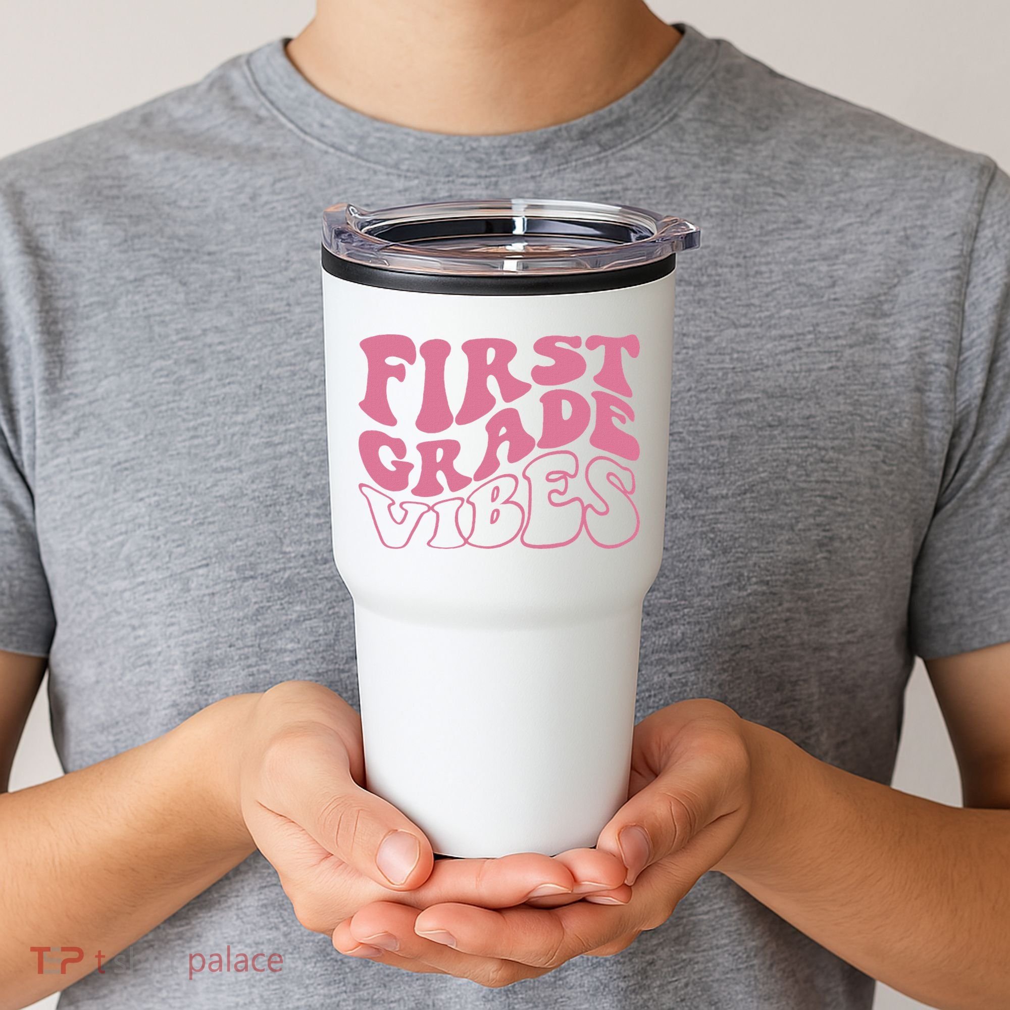 First Grade Vibes Happy First Day Of School 1st Grade Back Tumbler