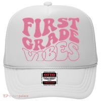 First Grade Vibes Happy First Day Of School 1st Grade Back Hat thumb 0
