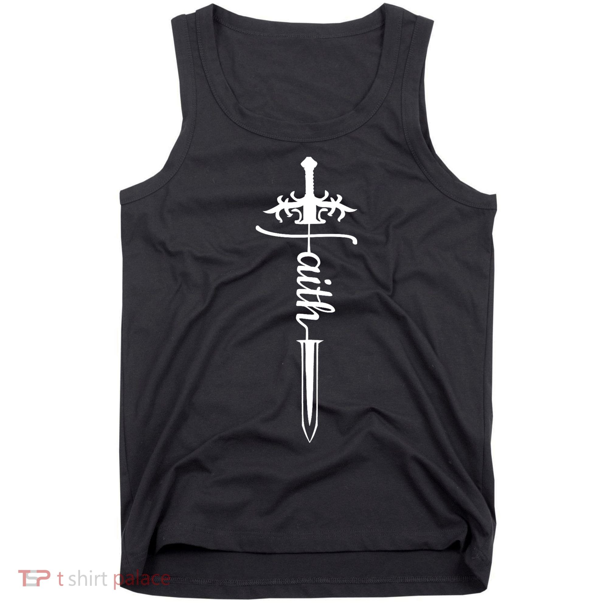 Faith Graphic Walk By Faith Not By Sight On Back Tank Top