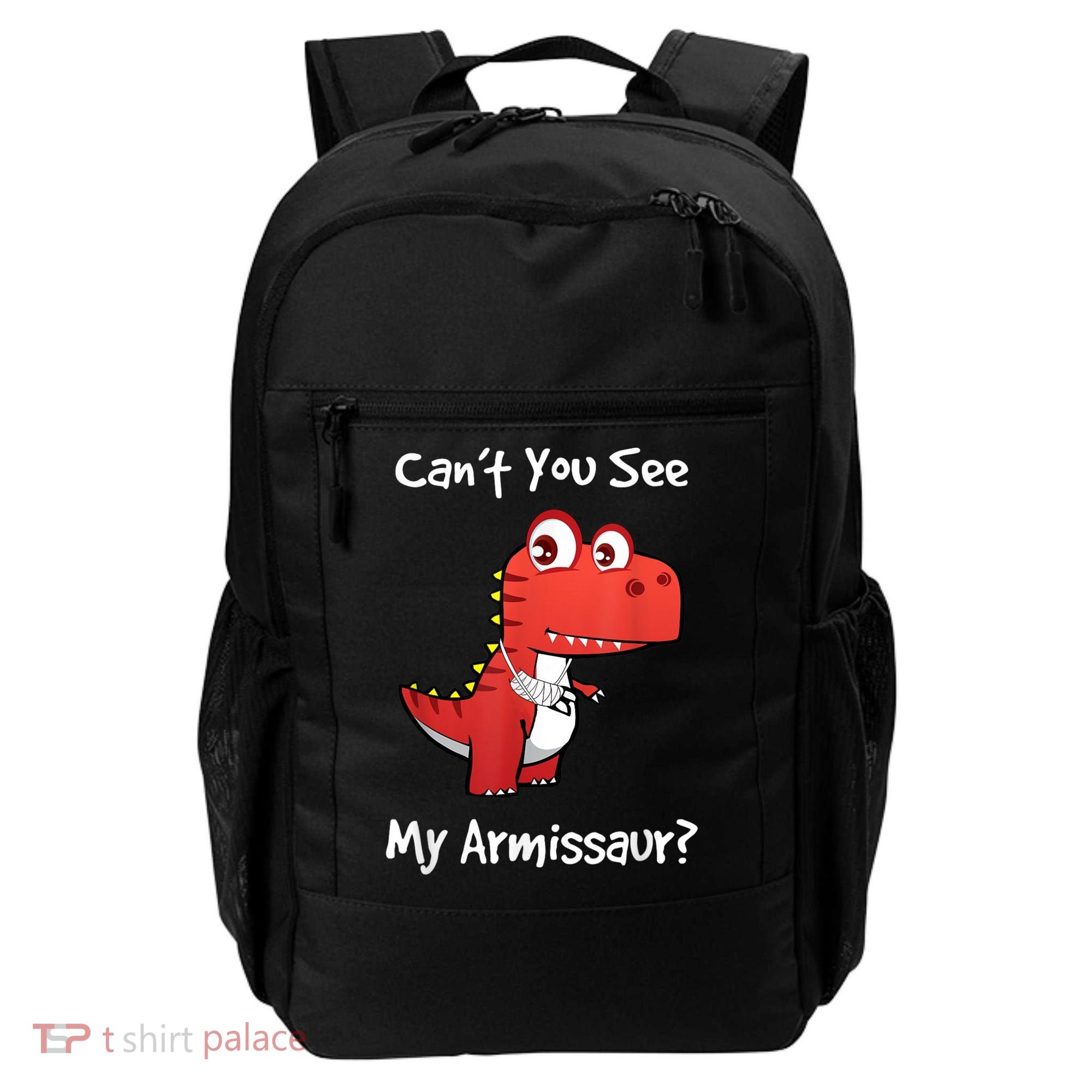 Funny Get Well Broken Arm Gift Dinosaur With A Cast Backpack