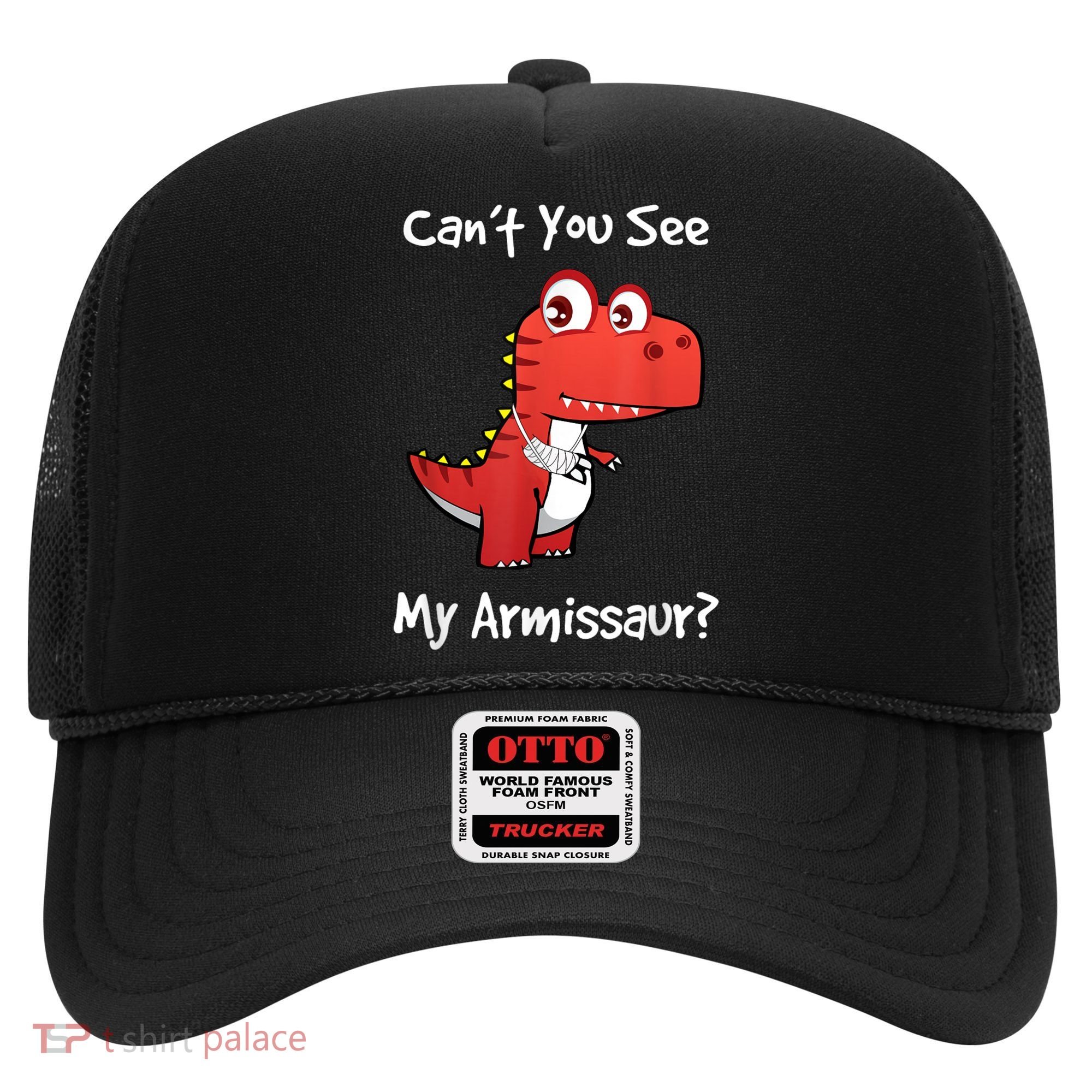 Funny Get Well Broken Arm Gift Dinosaur With A Cast Hat
