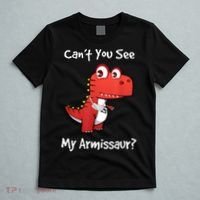 Funny Get Well Broken Arm Dinosaur With A Cast T-Shirt thumb 5