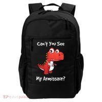 Funny Get Well Broken Arm Dinosaur With A Cast Backpack thumb 0