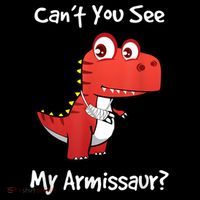 Funny Get Well Broken Arm Dinosaur With A Cast Ornament thumb 1