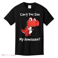 Funny Get Well Broken Arm Dinosaur With A Cast Kids T-Shirt thumb 0