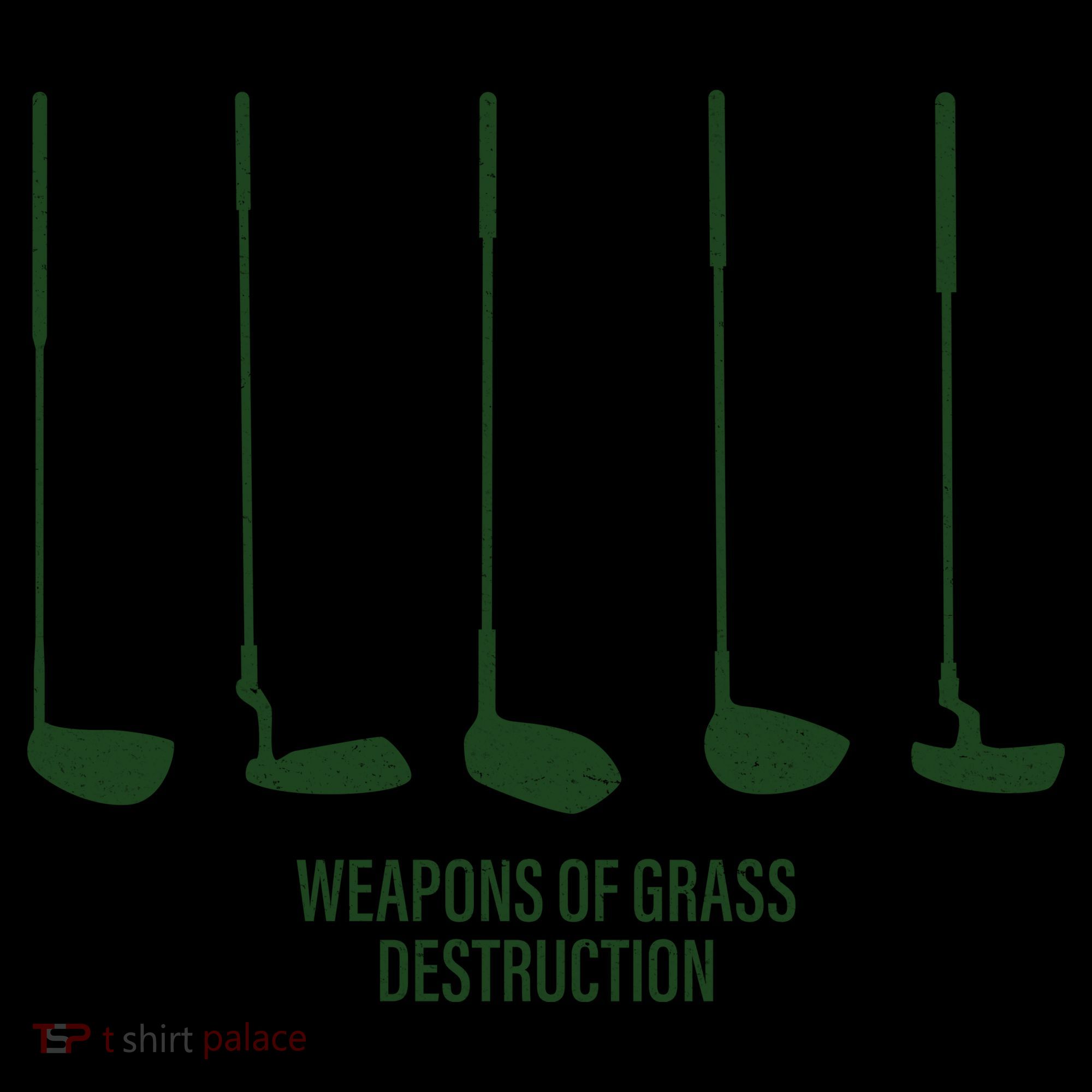 Funny Golf Weapons Of Grass Destruction Golf Clubs Drivers Coffee Mug