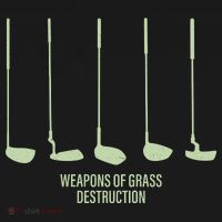 Funny Golf Weapons Of Grass Destruction Golf Clubs Drivers Women's Tank Top thumb 5