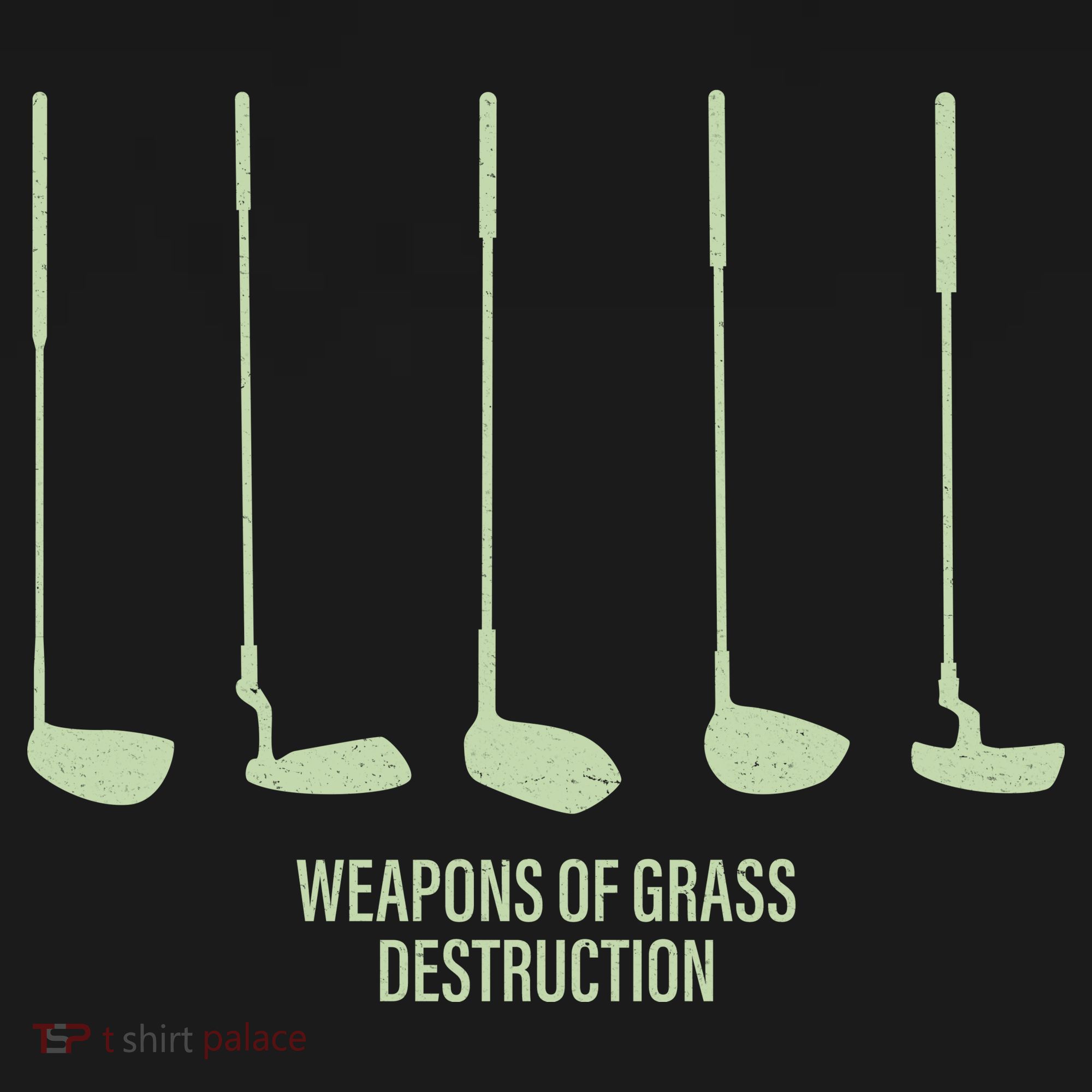 Funny Golf Weapons Of Grass Destruction Golf Clubs Drivers Tote Bag