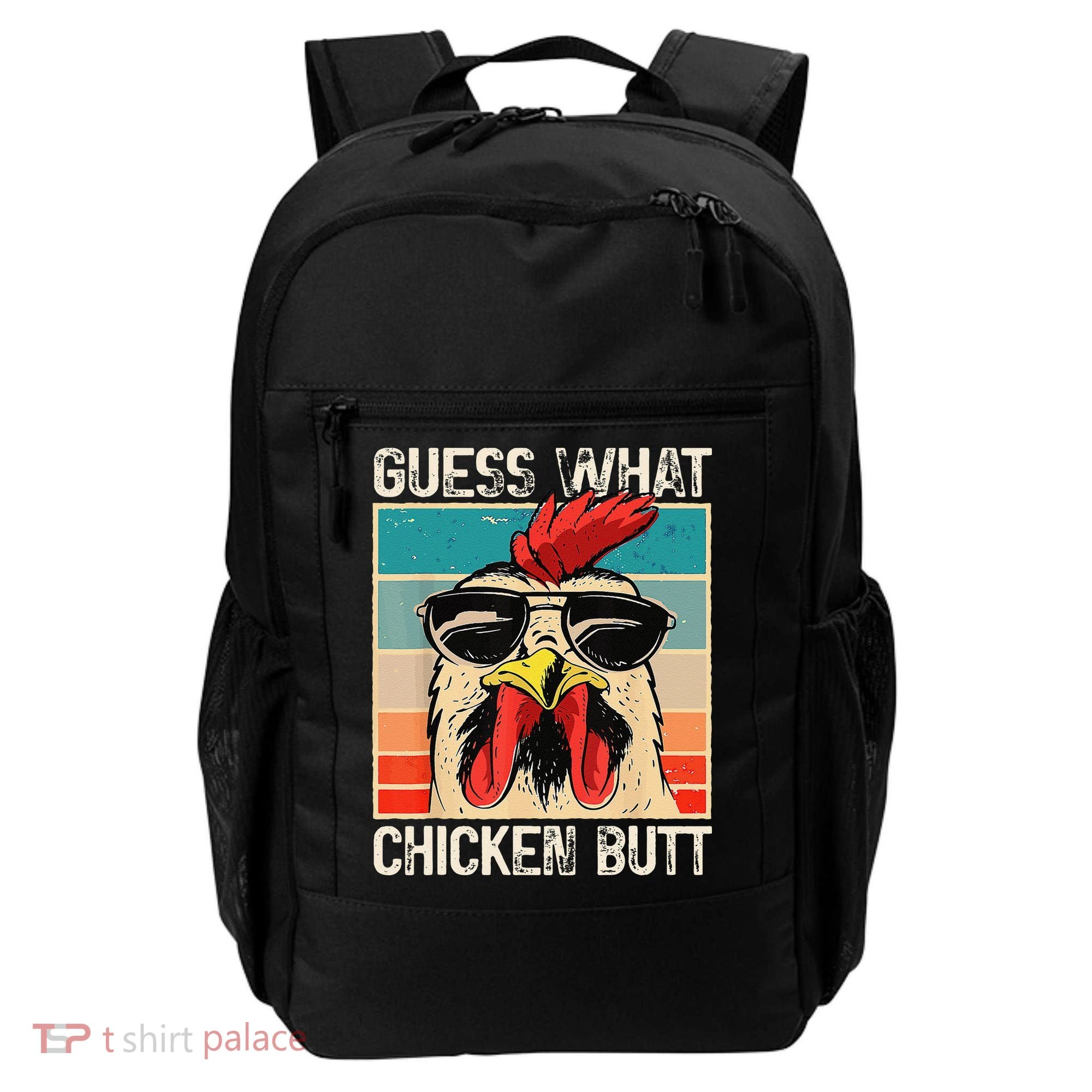 Funny Guess What Chicken Butt Chicken Meme Backpack