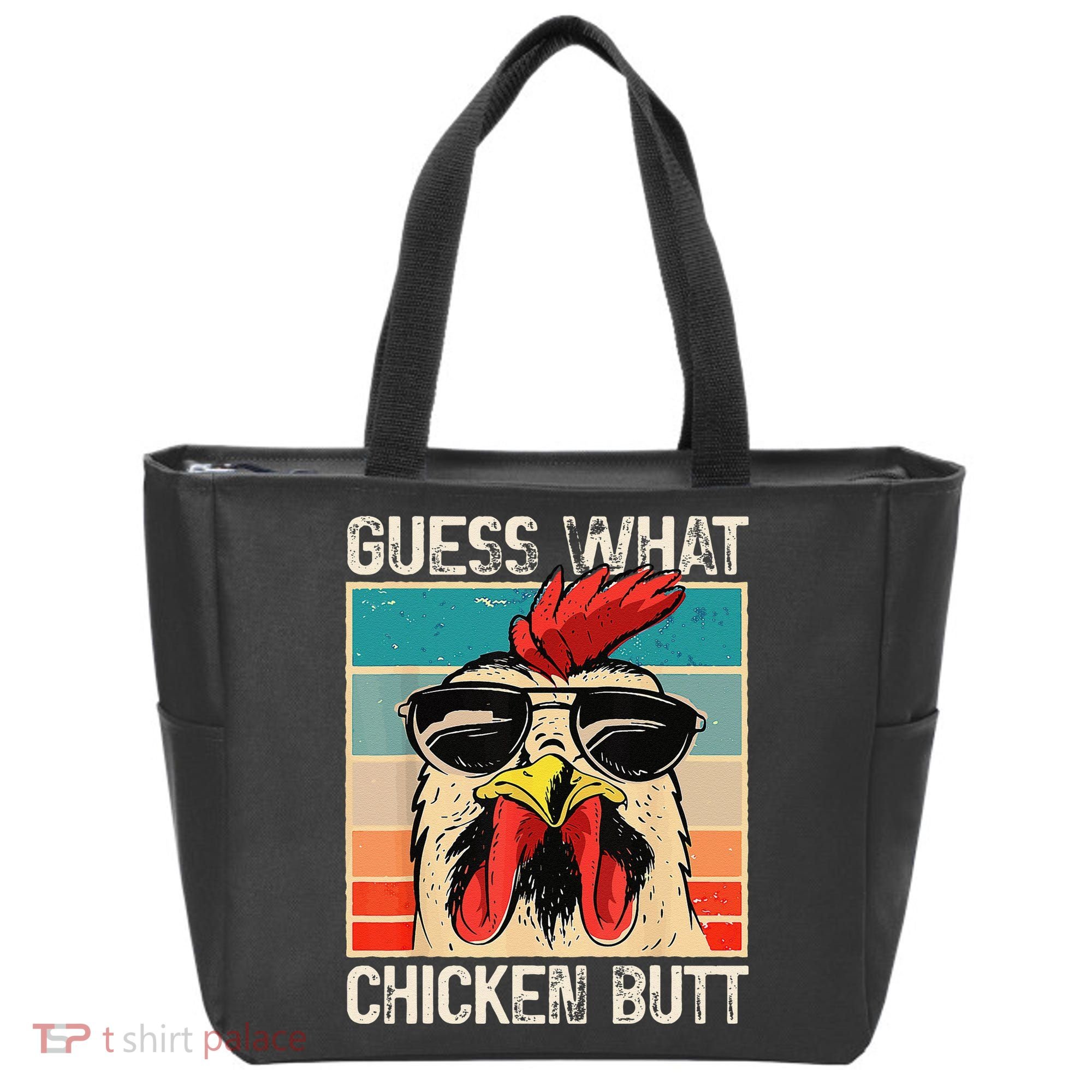 Funny Guess What Chicken Butt Chicken Meme Tote Bag