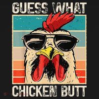 Funny Guess What Chicken Butt Chicken Meme Tote Bag thumb 4