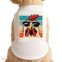 Funny Guess What Chicken Butt Chicken Meme Doggie Tank thumb 0