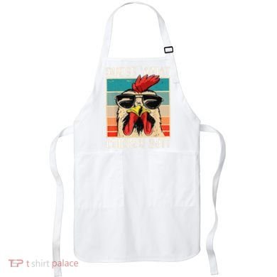 Funny Guess What Chicken Butt Chicken Meme Apron