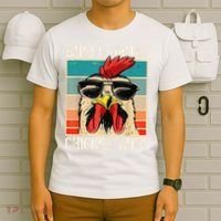 Funny Guess What Chicken Butt Chicken Meme T-Shirt thumb 6