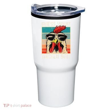 Funny Guess What Chicken Butt Chicken Meme Tumbler