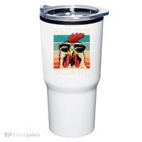 Funny Guess What Chicken Butt Chicken Meme Tumbler thumb 0