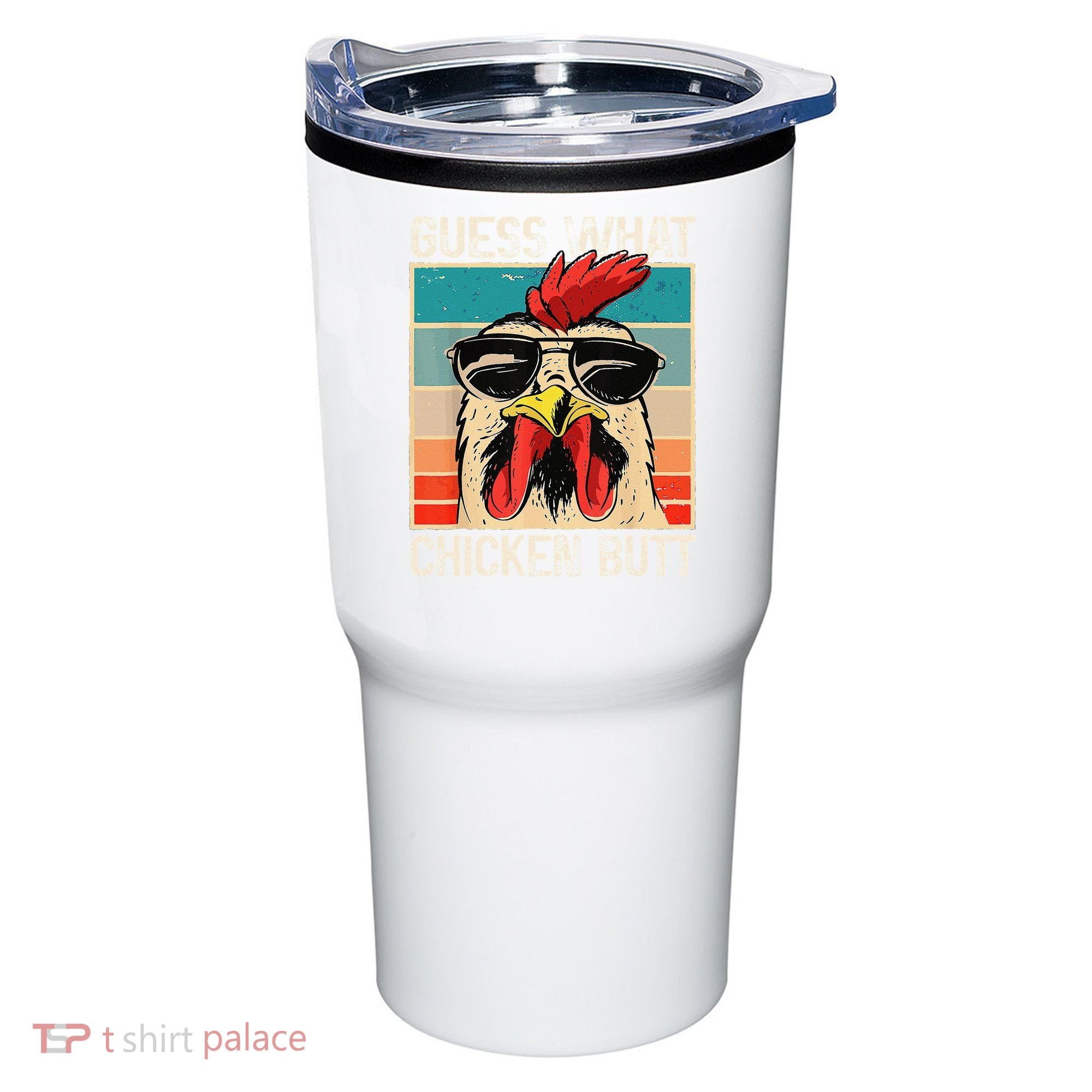 Funny Guess What Chicken Butt Chicken Meme Tumbler