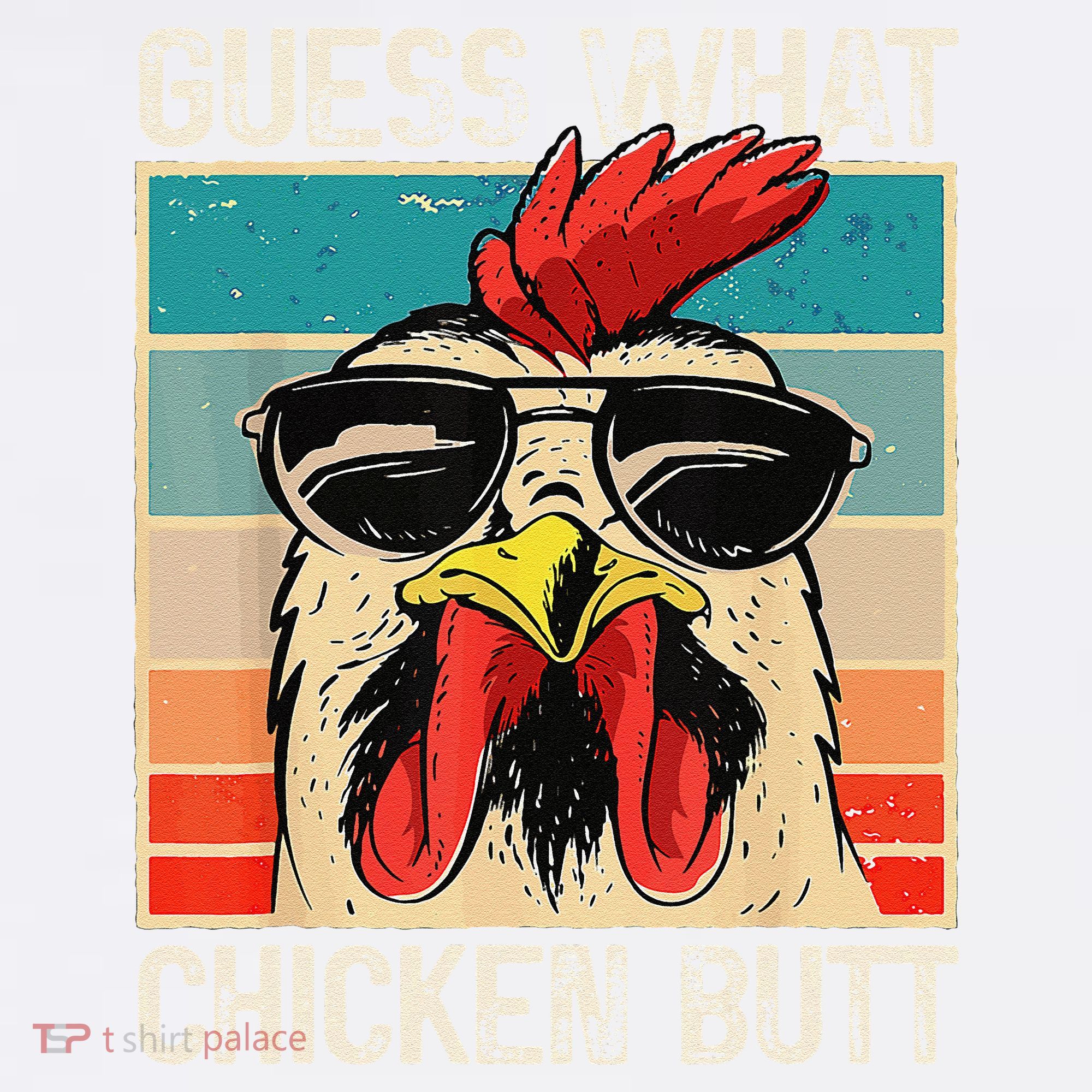 Funny Guess What Chicken Butt Chicken Meme Ornament