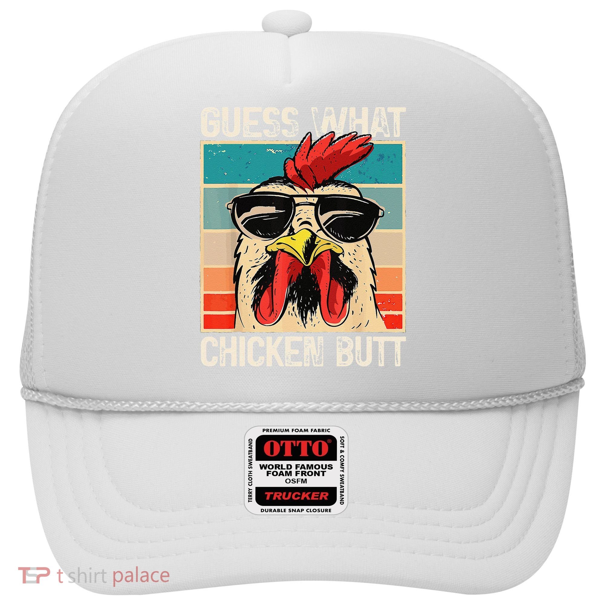 Funny Guess What Chicken Butt Chicken Meme Hat