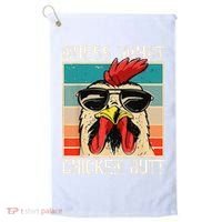 Funny Guess What Chicken Butt Chicken Meme Golf Towel thumb 0