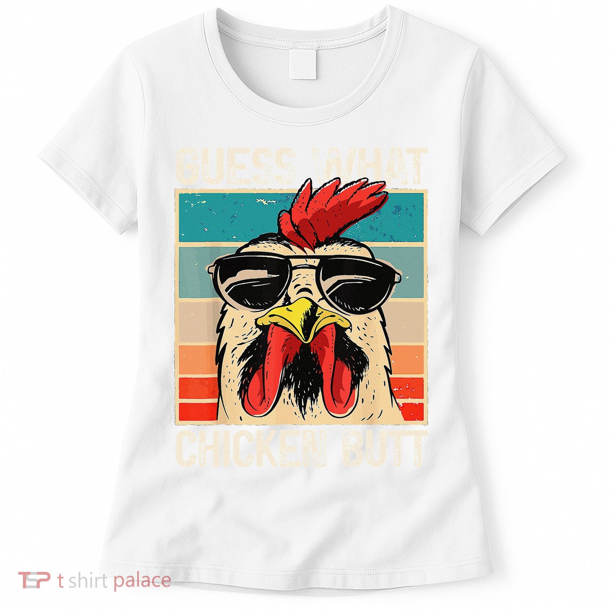 Funny Guess What Chicken Butt Chicken Meme Women's T-Shirt