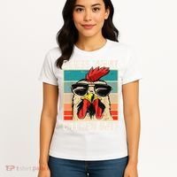Funny Guess What Chicken Butt Chicken Meme Women's T-Shirt thumb 4