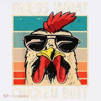 Funny Guess What Chicken Butt Chicken Meme Women's T-Shirt thumb 6