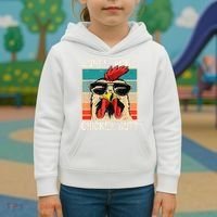 Funny Guess What Chicken Butt Chicken Meme Kids Hoodie thumb 3