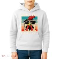 Funny Guess What Chicken Butt Chicken Meme Kids Hoodie thumb 4