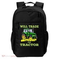 Farming Gift Will Trade Brother For Tractor Farmer Backpack thumb 0