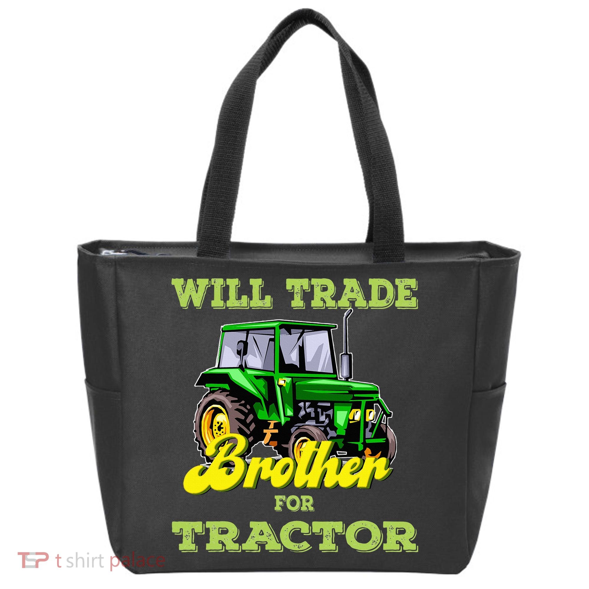 Farming Gift Will Trade Brother For Tractor Farmer Tote Bag