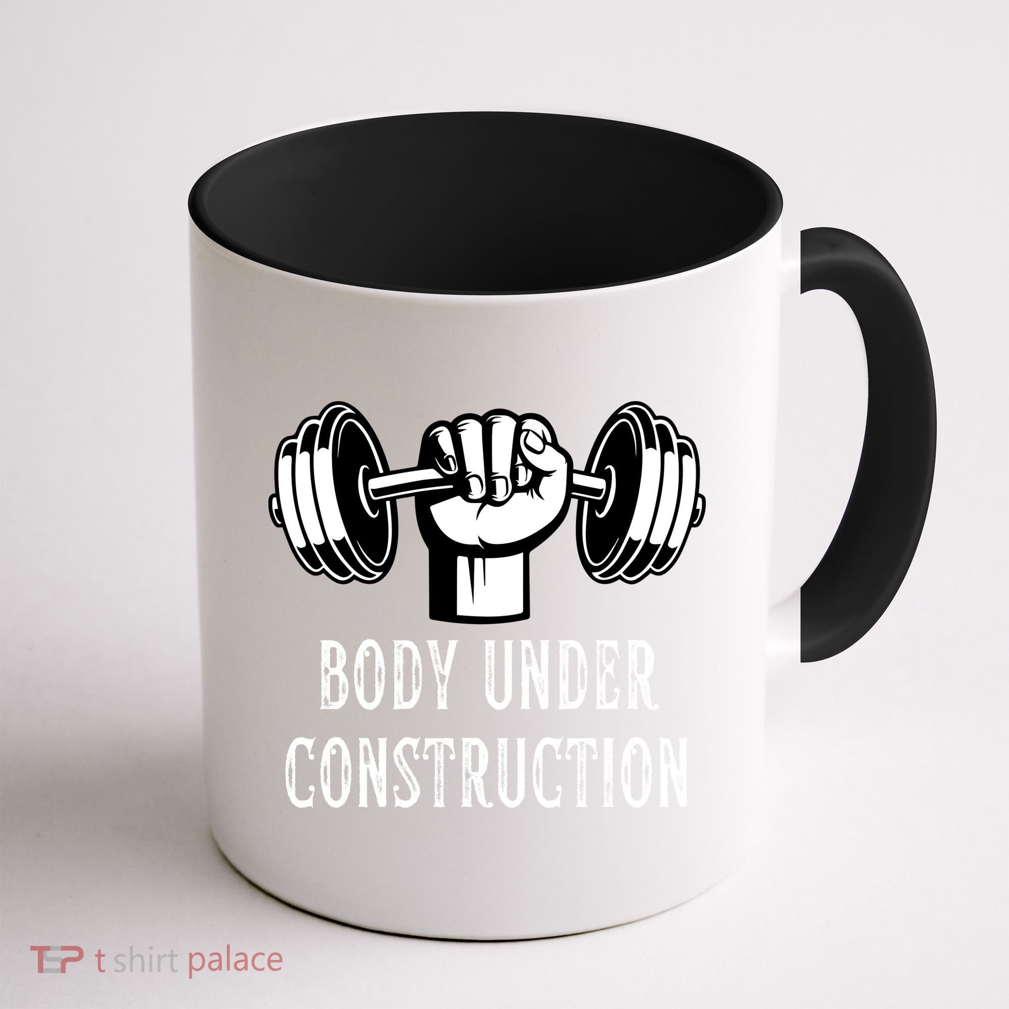 Funny Gym Workout Body Under Construction Coffee Mug
