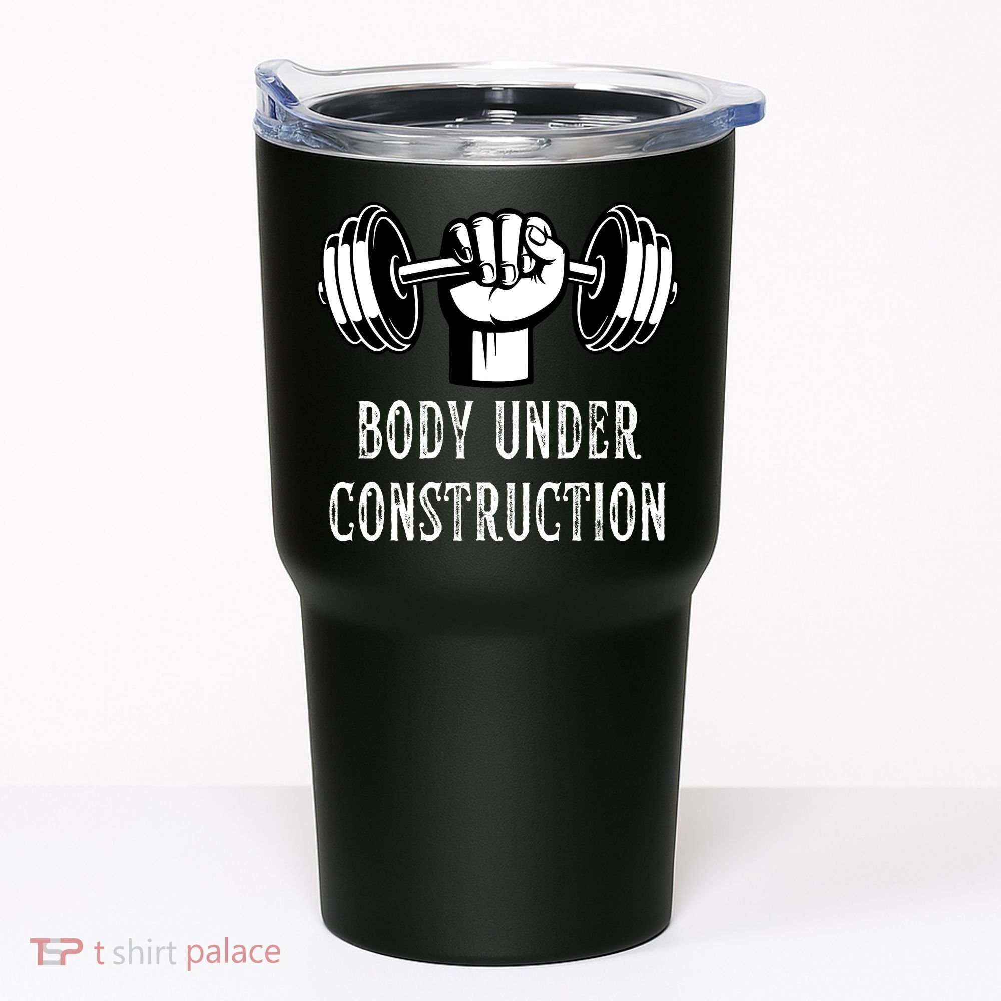 Funny Gym Workout Body Under Construction Tumbler