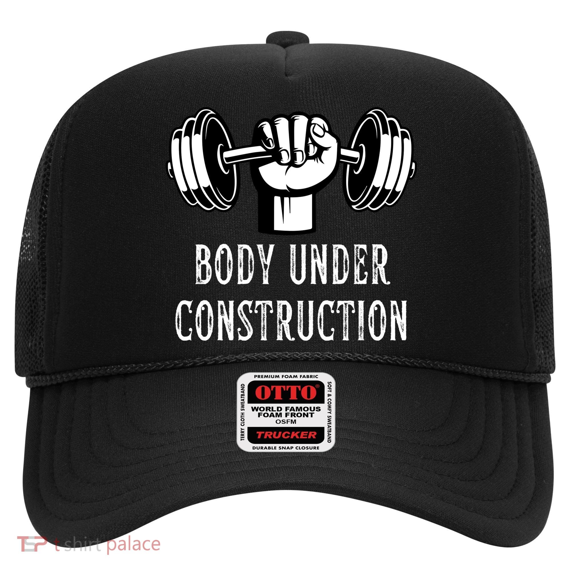 Funny Gym Workout Body Under Construction Hat