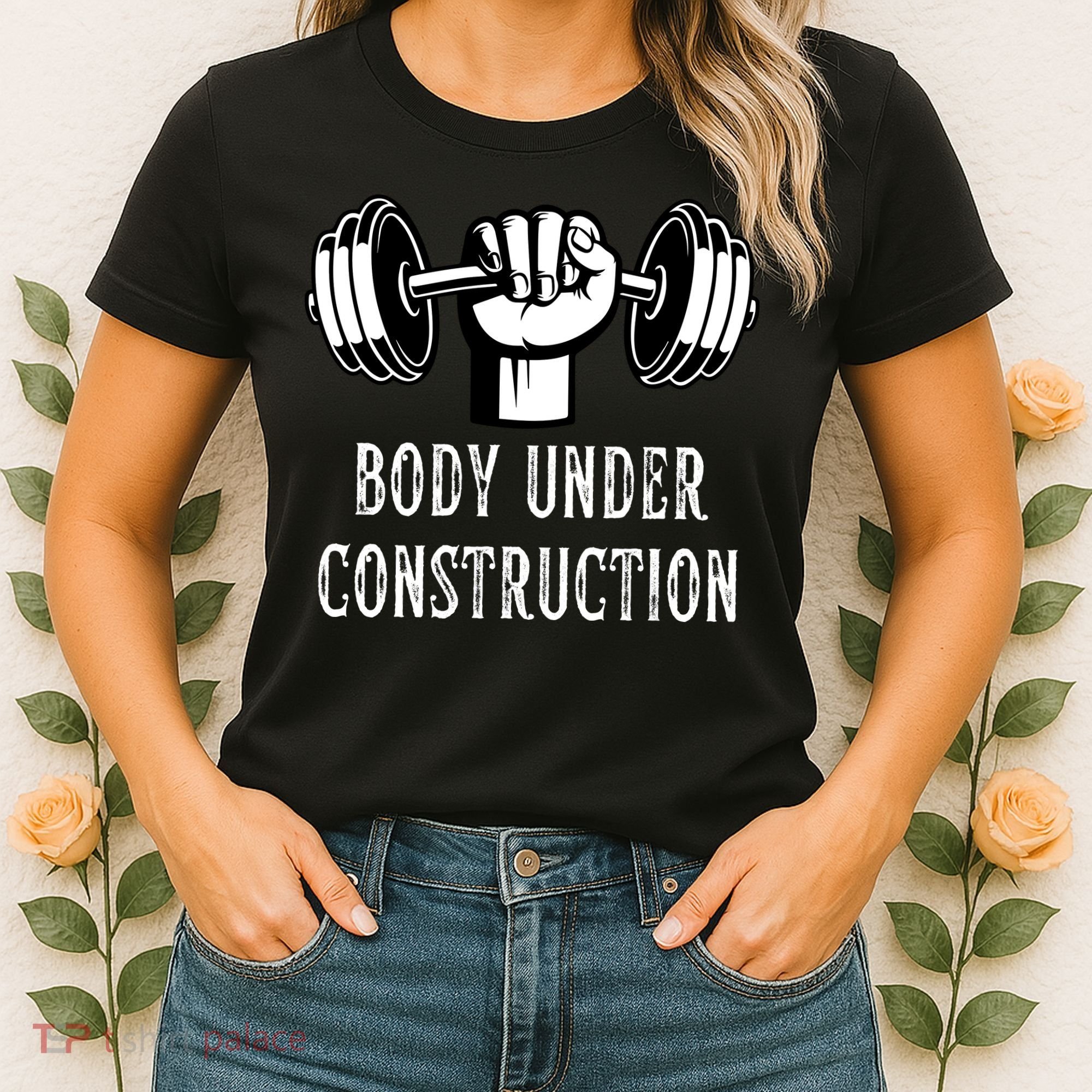 Funny Gym Workout Body Under Construction Women's T-Shirt