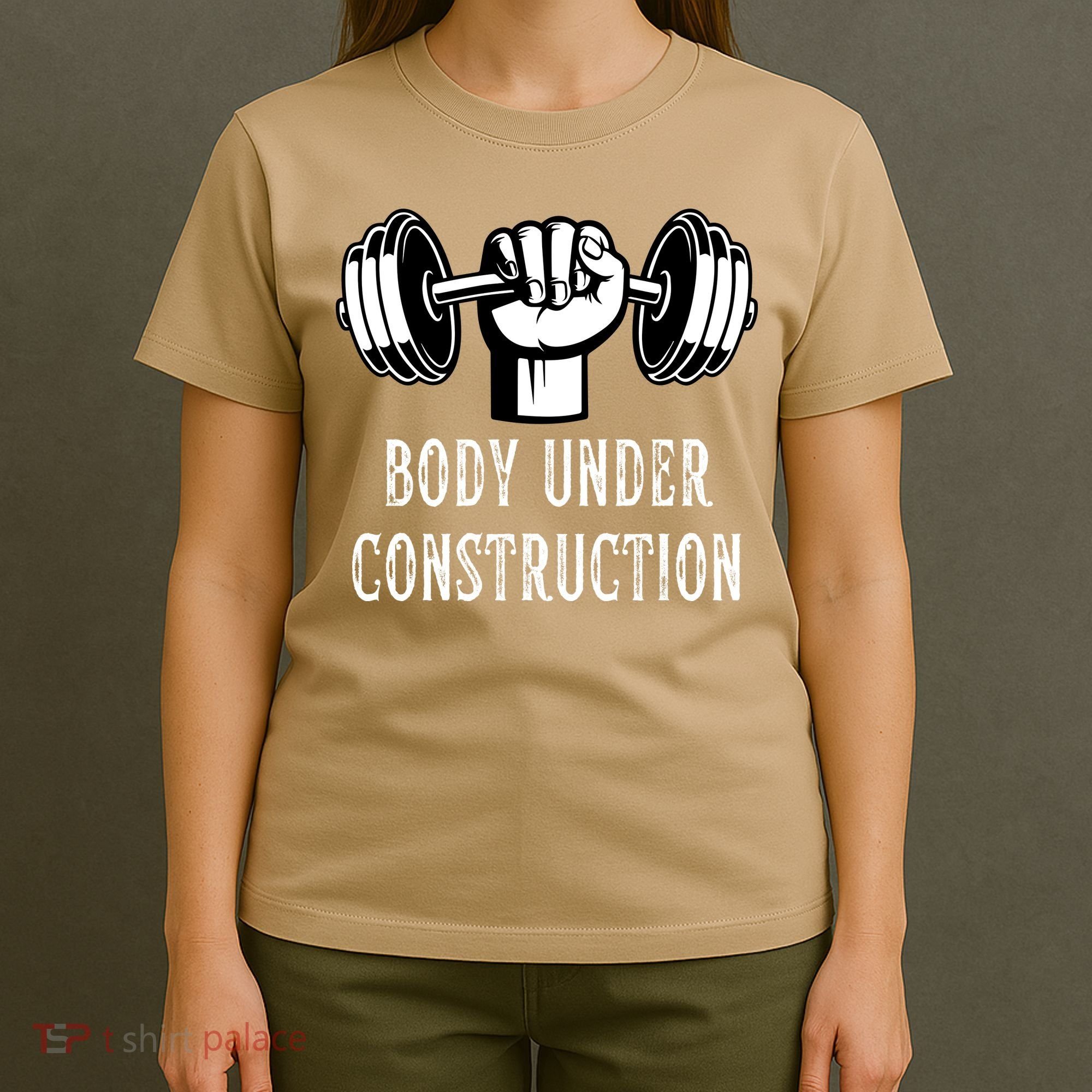Funny Gym Workout Body Under Construction T-Shirt