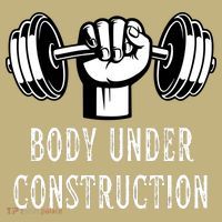Funny Gym Workout Body Under Construction Kids T-Shirt thumb 2