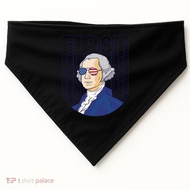 First George Washington Retro USA-Made Doggie Bandana