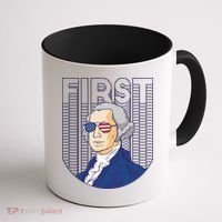 First George Washington Retro Coffee Mug thumb 1
