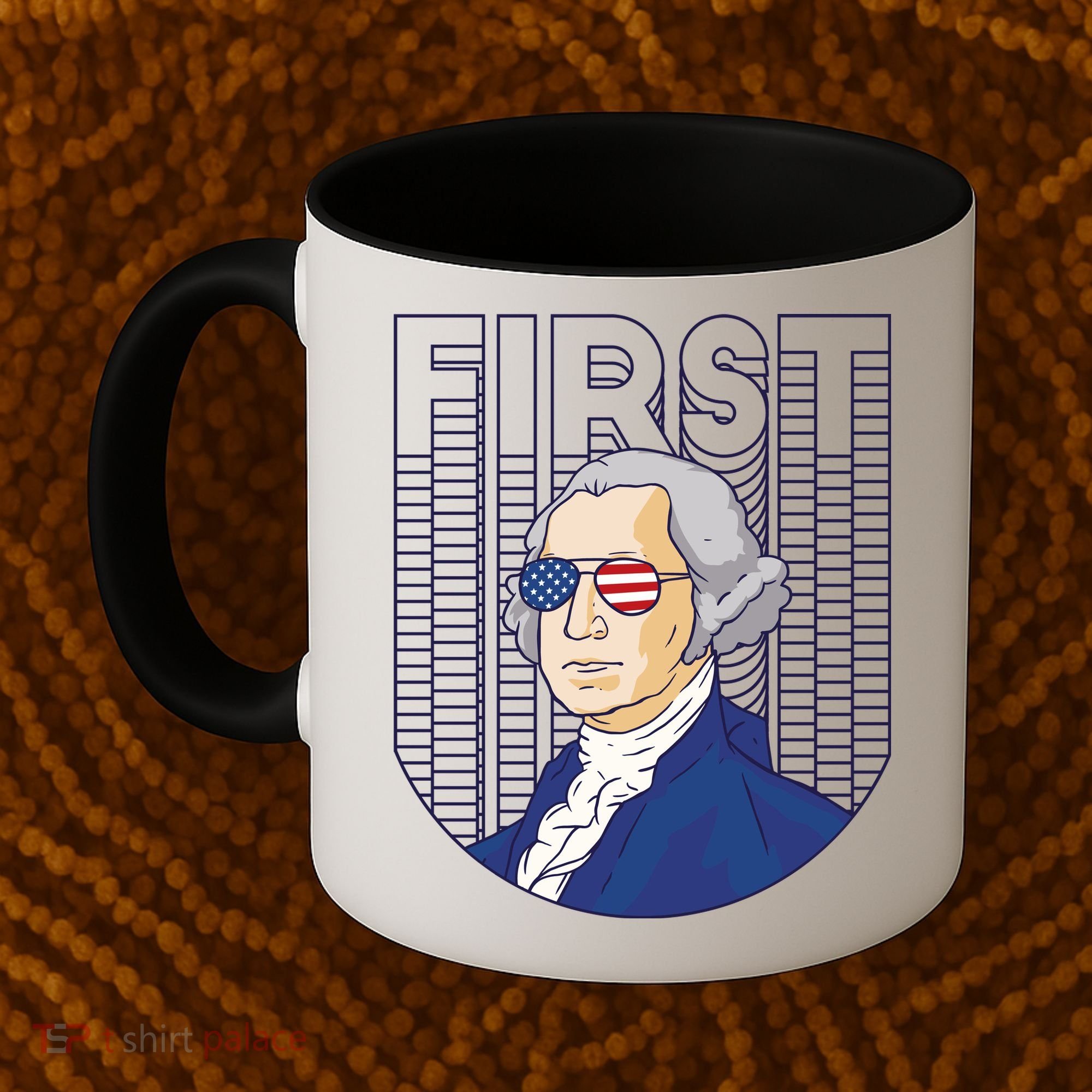 First George Washington Retro Coffee Mug
