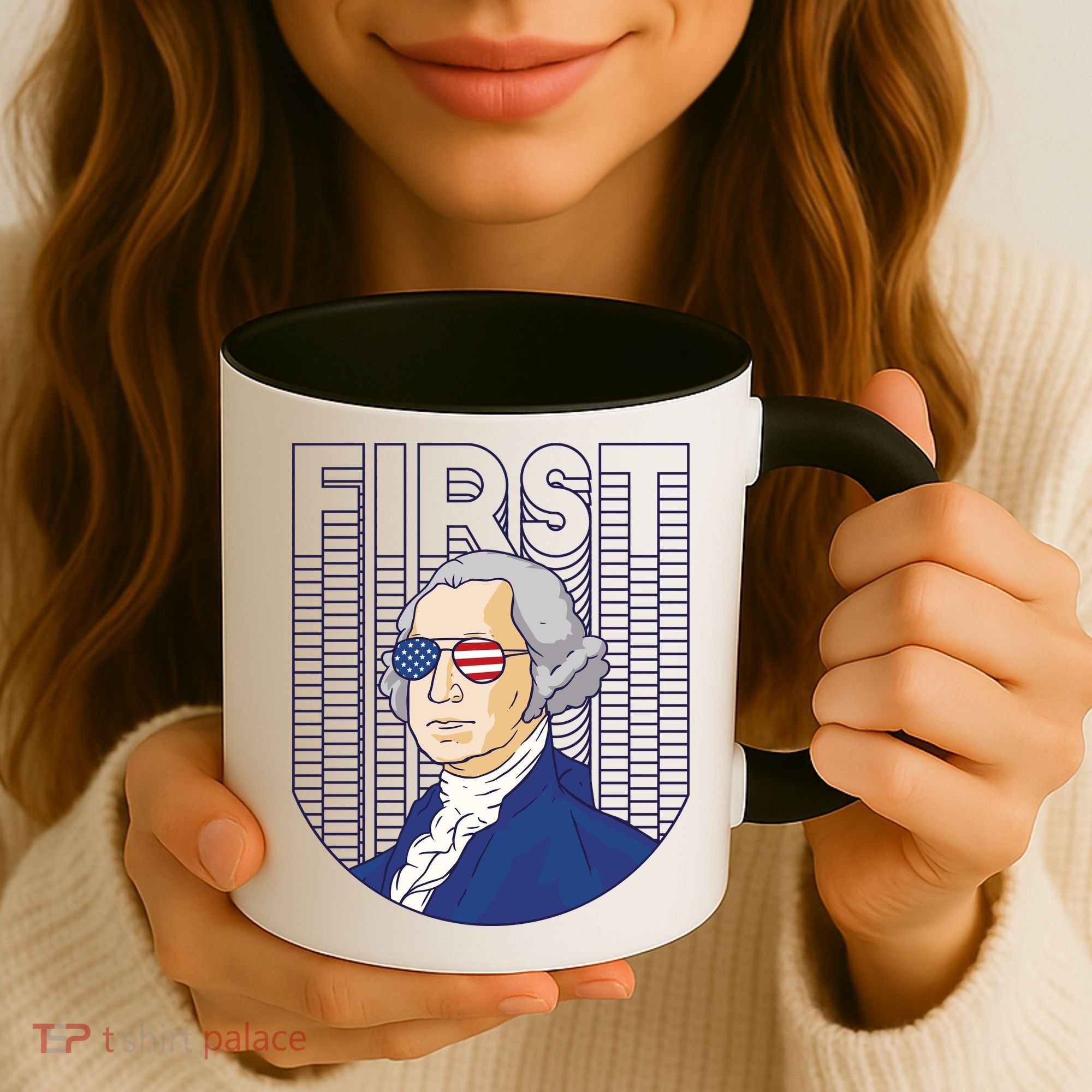First George Washington Retro Coffee Mug